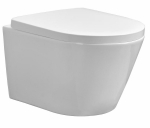 Seinale kinnitatav WC-pott NIVA 305A RIMLESS