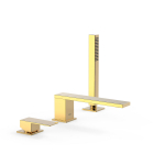 Mikser on paigaldatud vanni servale Tres CUADRO 00616105OR