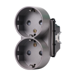 Topeltpistikupesa Feelspot FSKL210G, hall