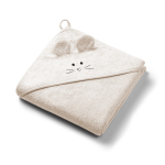 BabyOno kapuutsiga bambusr&auml;tik 100x100 pruun 1553/05