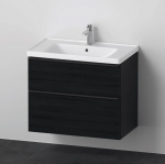 Valamuga kapp Duravit D-Neo DE012101616, must tamm, 800 &times; 480 mm