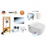 Varjatud WC-poti komplekt WERIT + BRILLA 174-91101300-00+100614+1703-458