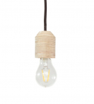 Wooden pendant lamp