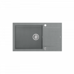 Sisseehitatud valamu Quadron EVAN 136 XL, HCQE58650U5_BS_P2O, h&otilde;bedane kivi