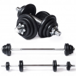 Kaalude komplekt TUNTURI Barbell/Dumbbell set, 20 kg, Iron
