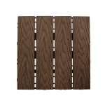 V&auml;litingimustesse m&otilde;eldud terrassiplaat, tumepruun, 30 x 30 x 2.2 cm, 1 tk