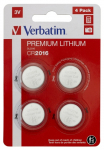 Verbatim 49531 liitiumakud CR2016 3V (4 tk pakis)