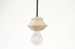 Wooden pendant lamp