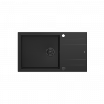 Sisseehitatud valamu Quadron EVAN 136 XL, HCQE58650U7_BLM_P2O, tahma