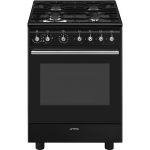 Elektriahjuga gaasipliit Smeg CX61GMBL