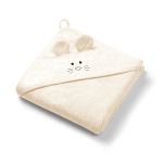 BabyOno bambusest kapuutsiga r&auml;tik 100x100 kreem 1553/07