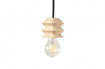 Wooden pendant lamp