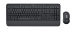 Logitech Signature MK650 Combo &auml;rikasutuseks klaviatuur + hiir, juhtmevaba, US INT (Qwerty), grafiit