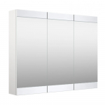 Peegelkapp ilma valgustuseta Serena Retro, valge l&auml;ikiv, 100 cm, 1300711