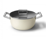 Pott kaanega SMEG CSF2412CRM, &Oslash; 24 cm, 5,4 l