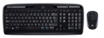 Logitech MK330 Combo juhtmevaba klaviatuur + hiir, US INT, must