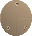 Sisseehitatud 3-suunaline l&uuml;liti Hansgrohe ShowerSelect Comfort S, 15558140, poleeritud pronks