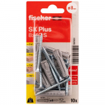 FISCHER t&uuml;&uuml;blid kruvidega SX Plus S, 8x40 mm, 10 tk.