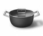 Pott kaanega SMEG CSF2412BLM, &Oslash; 24 cm, 5,4 l