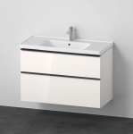 Valamuga kapp Duravit D-Neo DE012202222, l&auml;ikiv valge, 1000 &times; 480 mm