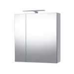 Vannitoa kapp peegliga Riva SV 61-2, L&auml;ikiv kroomlamp