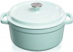 Grand Feu Cast iron oven pot with lid, enamelled 4.7L