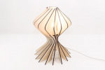 Wooden table lamp