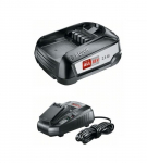 Lisatarvikute komplekt Bosch Starter Set; 18 V; 1x2,5 Ah + laadija AL 1830 CV, 1600A019E3