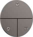 Sisseehitatud 3-suunaline l&uuml;liti Hansgrohe ShowerSelect Comfort S, 15558340, harjatud must kroom
