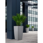 LECHUZA Cubico 50 Silver