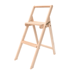 Puidust kokkupandav astmeline redel, 55 x 35 x 76cm