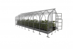 Kasvuhoone KLASIKA DROP 2,5 x 8 m (20 m&sup2;), 6 mm paksune kanaliga pol&uuml;karbonaat