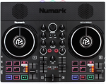 DJ-kontroller Numark Party Mix Live, sisseehitatud valgusshow ja k&otilde;larid