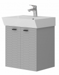 Seinale kinnitatav vannitoakapp valamuga Piccolo PC-60 hall