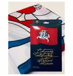 Leedu ajalooline lipp tasku ja paeltega