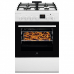 Gaasipliit elektriahjuga Electrolux 600 serija, SteamBake, LKK660220W