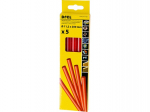 Kuumliimipulgad 11.2 mm x 200 mm, punased, 5 tk.
