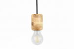 Wooden pendant lamp