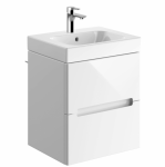 Valamuga kapp v&auml;ikestesse tubadesse Geberit Modo, 502.831.00.1 + 502.877.01.1, valge