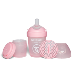 Twistshake Anti-Colic Pro Double beebipudel 180 ml Roosa 79008
