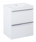 Vannitoa kapp kraanikausiga Masterjero Soft, balta, 43.7 cm x 55.3 cm x 66.5 cm