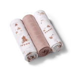 BabyOno puuvillased m&auml;hkmed 3 tk punased 348/18