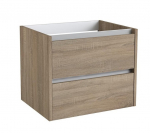 Alumine l&uuml;kandustega kapp Kame City 60x45cm, hall tamm