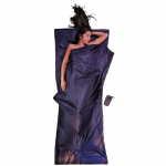 Reisivoodipesu COCOON TravelSheet 220x90cm 55% siid/45% puuvill &ndash; tumesinine
