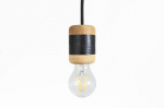 Wooden pendant lamp