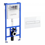 Peidetud WC-raam Laufen Dual Flush, H8946650000001 + H8956610000001