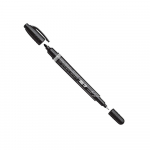 DURA-INK kahe otsaga marker, 0.7 MM, must
