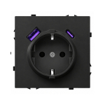 Pistikupesa USB A+C pistikutega Feelspot FSKL1A1CB, 20W, must