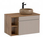 Vannitoa m&ouml;&ouml;bli komplekt Comad SET - ICC B 80 CM WIKI-MC  81-01 COAST EVOKE OAK