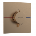 Peidetud termostaatsegisti Hansgrohe ShowerSelect Comfort E, 15574140, poleeritud pronks